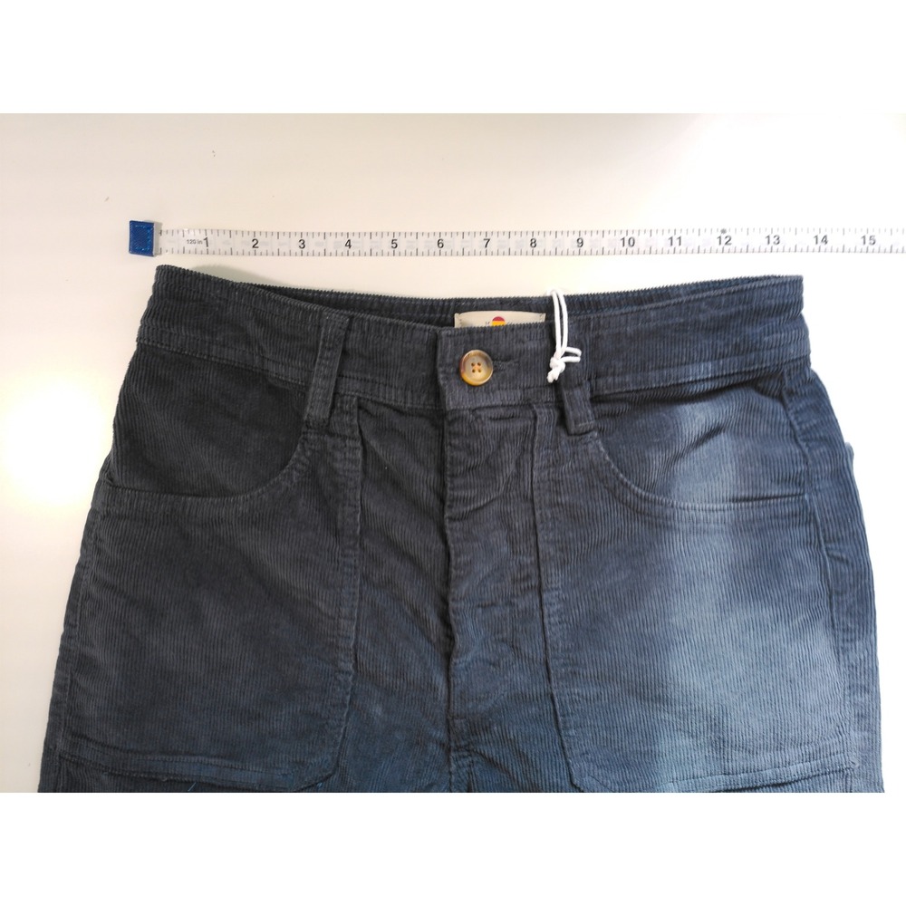 Marine Layer Bridget Corduroy Flare Pants India Ink Navy Blue High Rise Size 6 - Picture 7 of 12